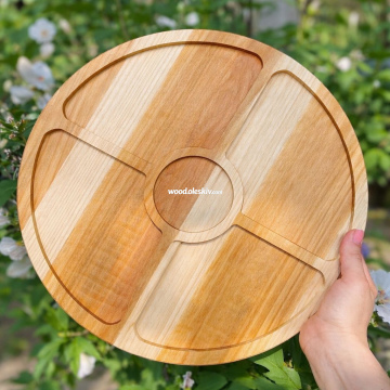 Менажниця кругла, букова 4019