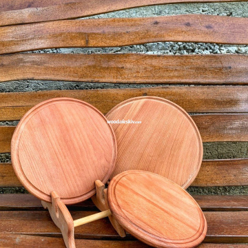 Набір з 3-х круглих дощок з підставкою 1007