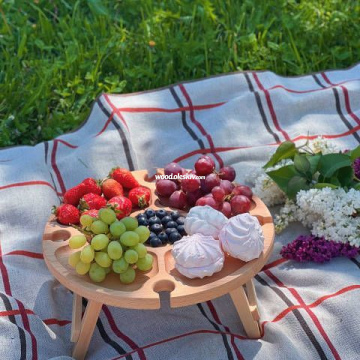 Винний столик, буковий 6006