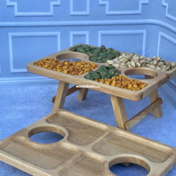 Прямокутний пивний столик, буковий 6005