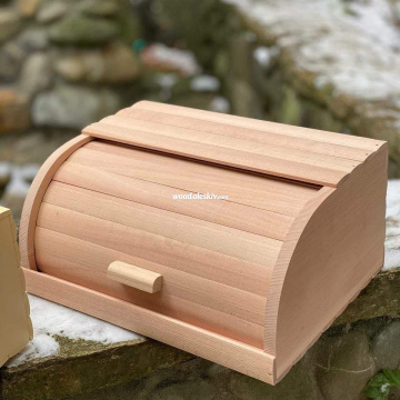 Хлібниця дерев'яна, природня 3005