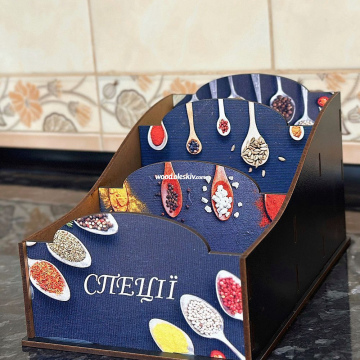 Органайзер для спецій з принтом 5021