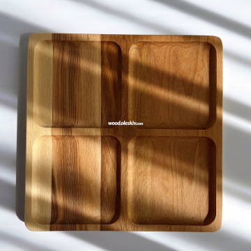 Менажниця квадратна, букова 4010