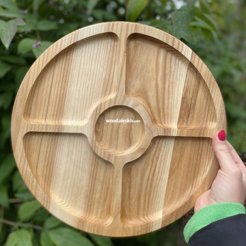 Менажниця кругла, букова 4004