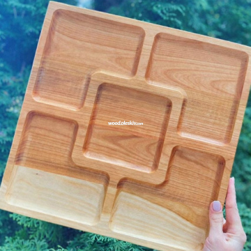 Менажниця квадратна, букова 4021