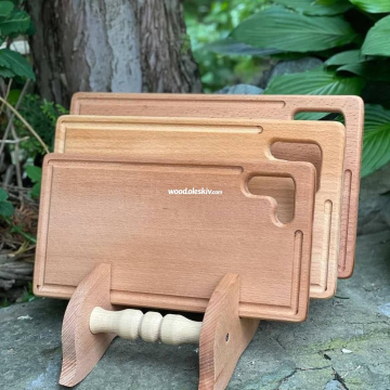 Набір з 3-х дощок для нарізання з підставкою 1003